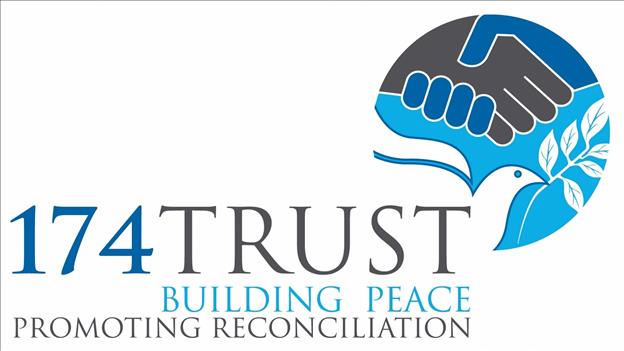 Number 174 Trust in words coloured blue